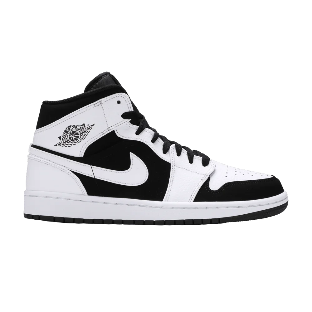 Кроссовки Air Jordan 1 Retro Mid 'Tuxedo'