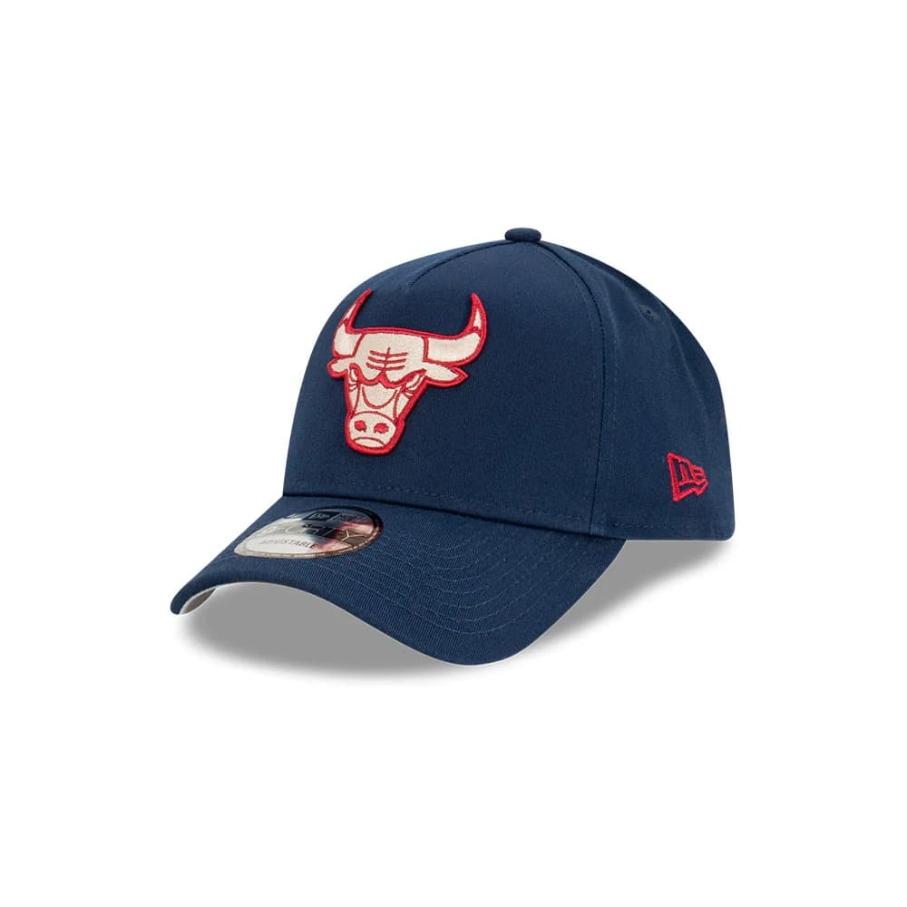 Бейсболка New Era Chicago Bulls Cardinal Ocean 9FORTY A-Frame NBA Snapback Hat