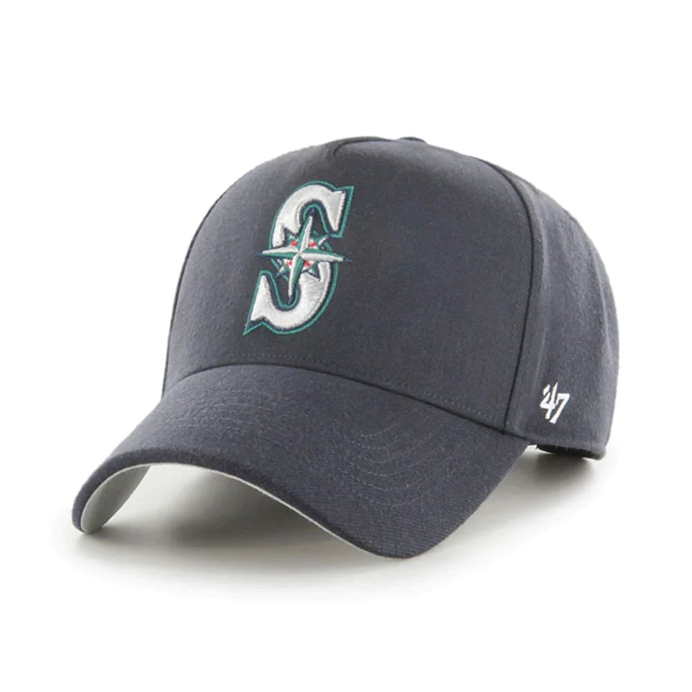 Бейсболка 47 Brand Seattle Mariners Team Colour '47 MVP DT MLB Snapback Hat