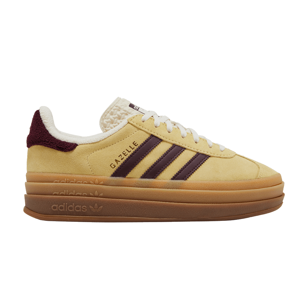 Кроссовки adidas Women's Gazelle Bold 'Almost Yellow Maroon'