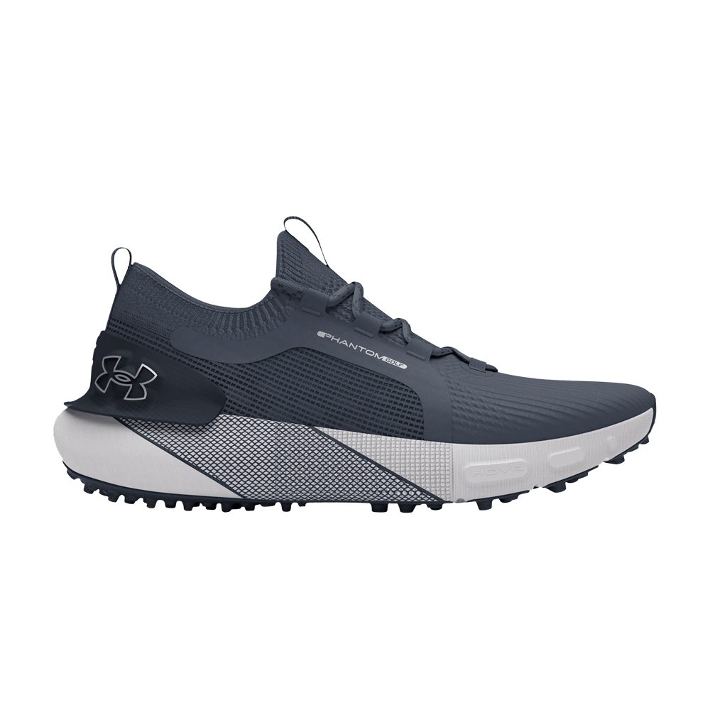 Кроссовки Under Armour HOVR Phantom Golf 'Midnight Navy Metallic Silver'