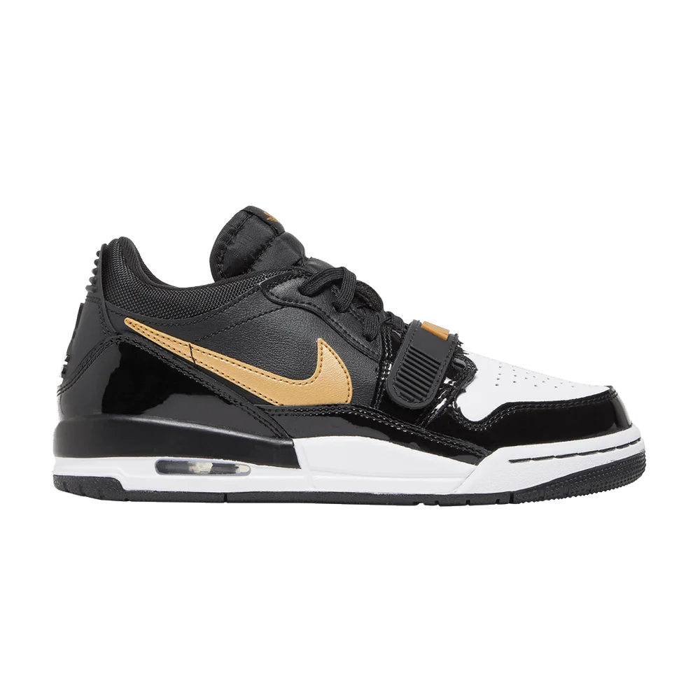 Кроссовки Air Jordan Legacy 312 Low GS 'Black Metallic Gold'