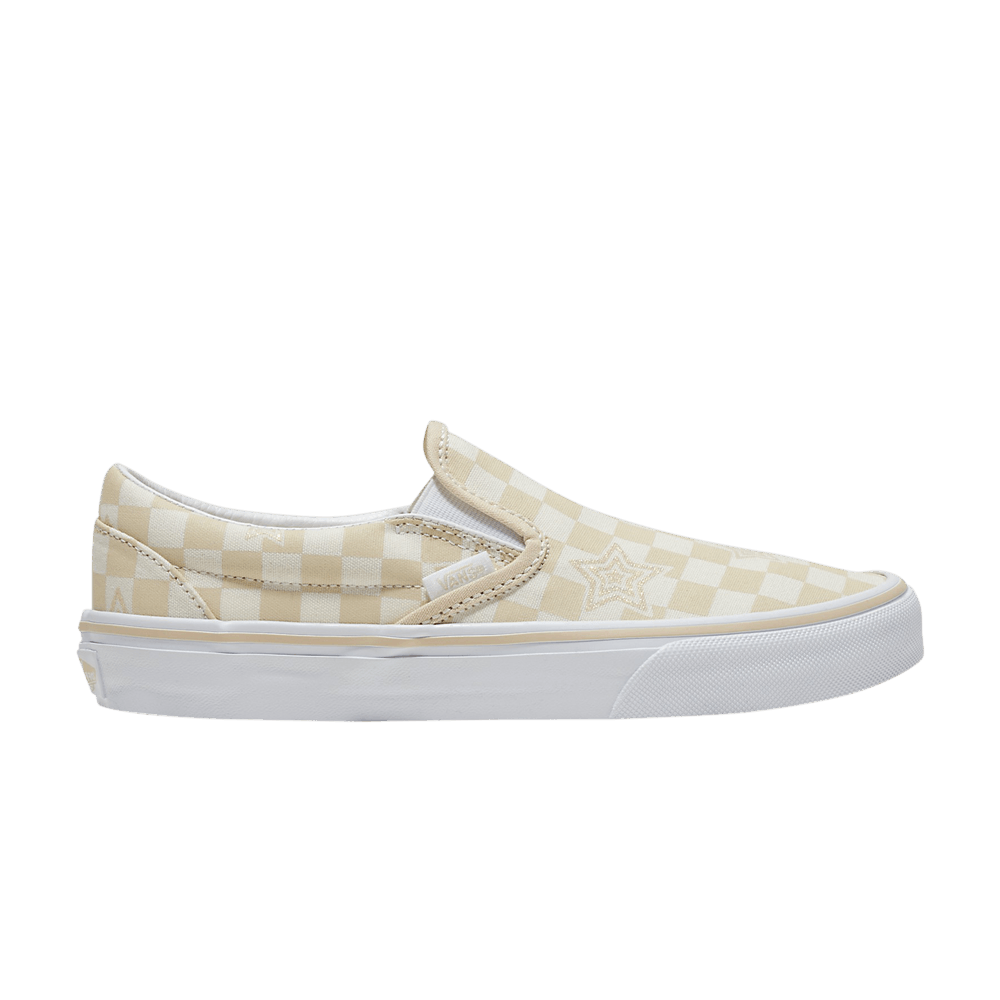 Кроссовки Vans Classic Slip-On 'Checkerboard - Tan Stars'