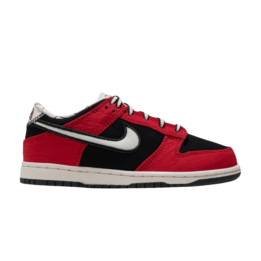 Кроссовки Nike Dunk Low Lv8 PS 'Black Sail University Red'