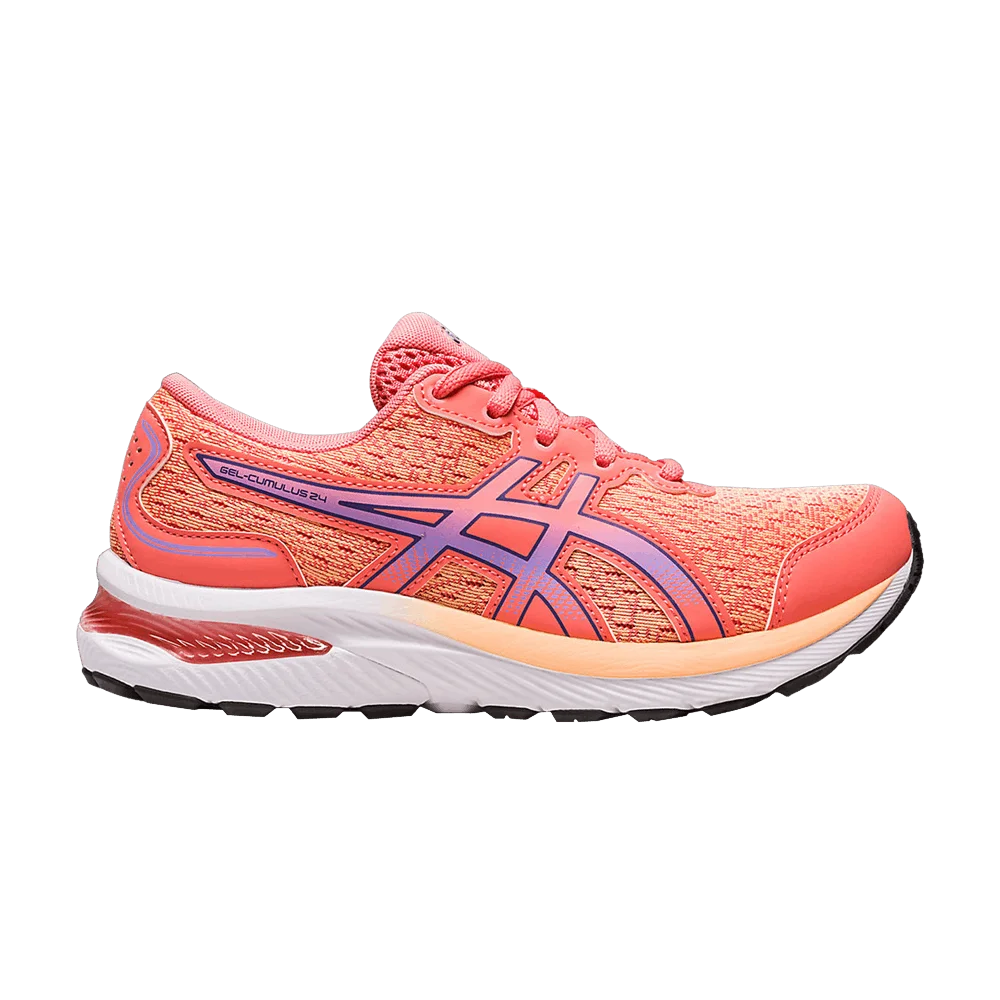 Кроссовки Asics Gel Cumulus 24 GS 'Papaya Dusty Purple'
