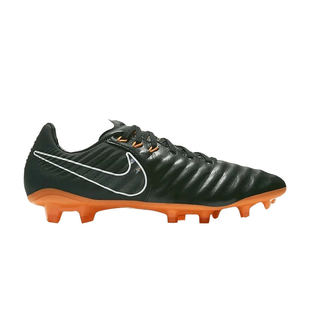Кроссовки Nike Tiempo Legend 7 Elite FG GS 'Black Total Orange'