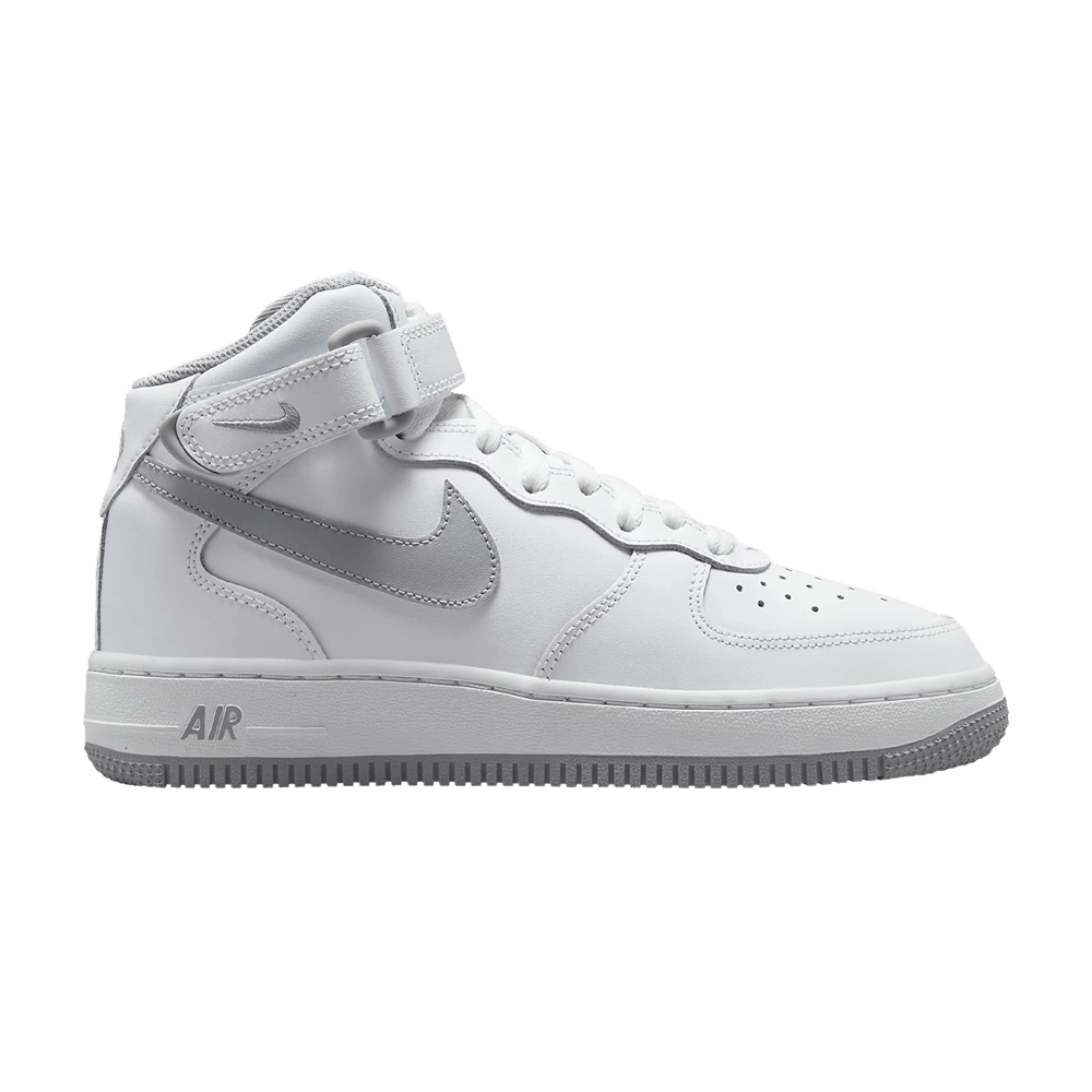Кроссовки Nike Air Force 1 Mid LE GS 'White Wolf Grey'