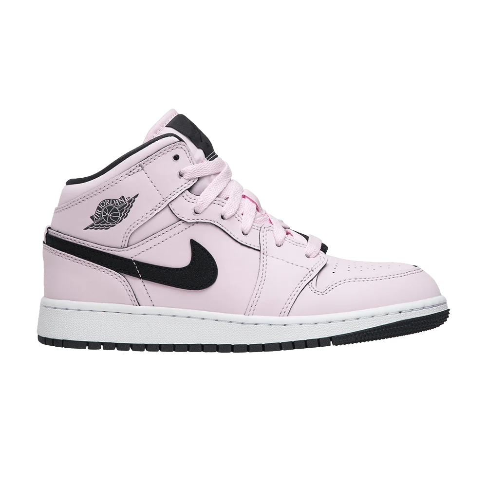 Кроссовки Air Jordan 1 Mid GS 'Pink Foam'