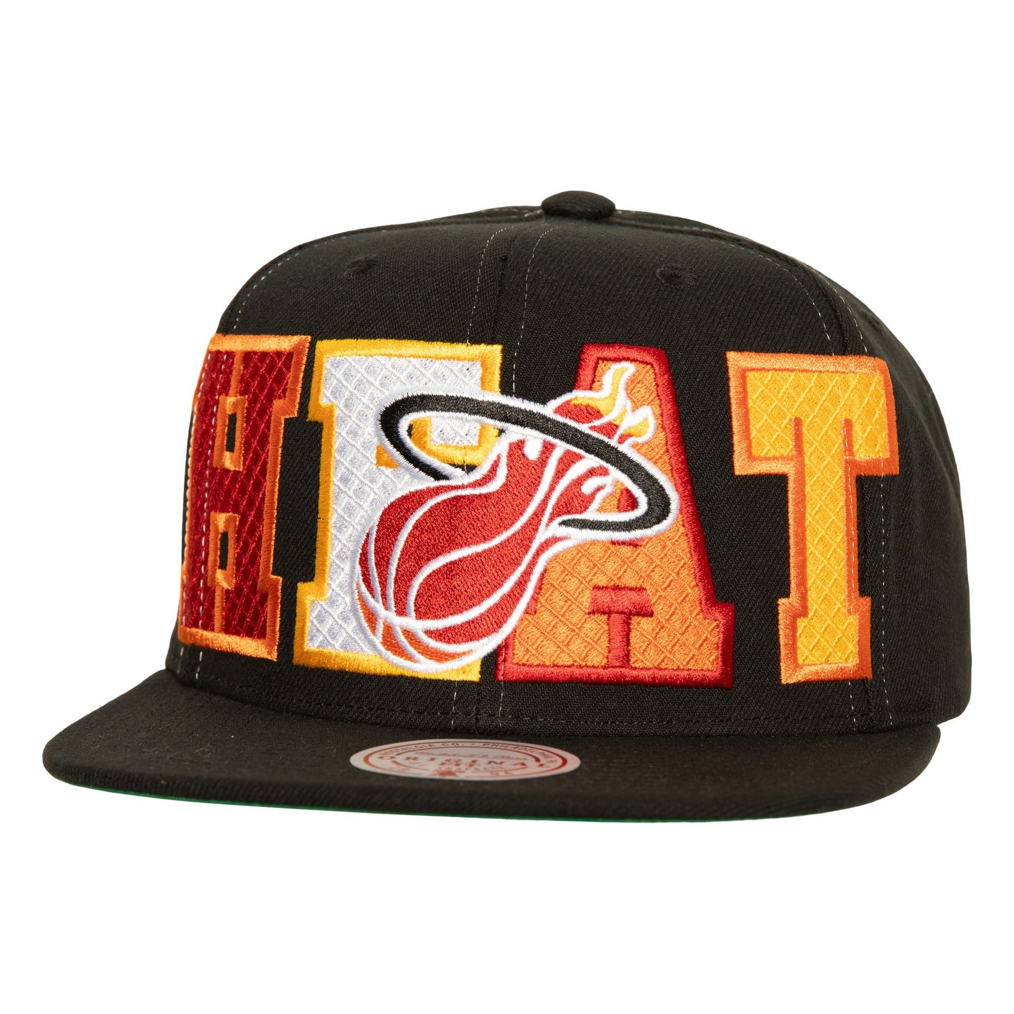 Бейсболка Mitchell & Ness Varsity Bust Snapback HWC Miami Heat Hat