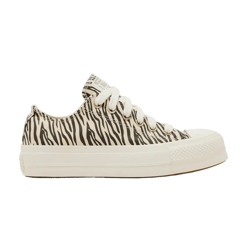 Кроссовки Converse Wmns Chuck Taylor All Star Lift Low 'Zebra Print'