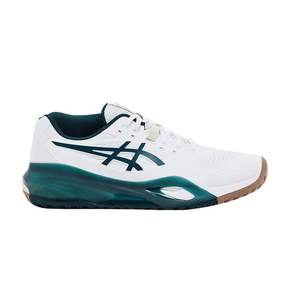 Кроссовки ASICS Gel Resolution X 'White Saxon Green'