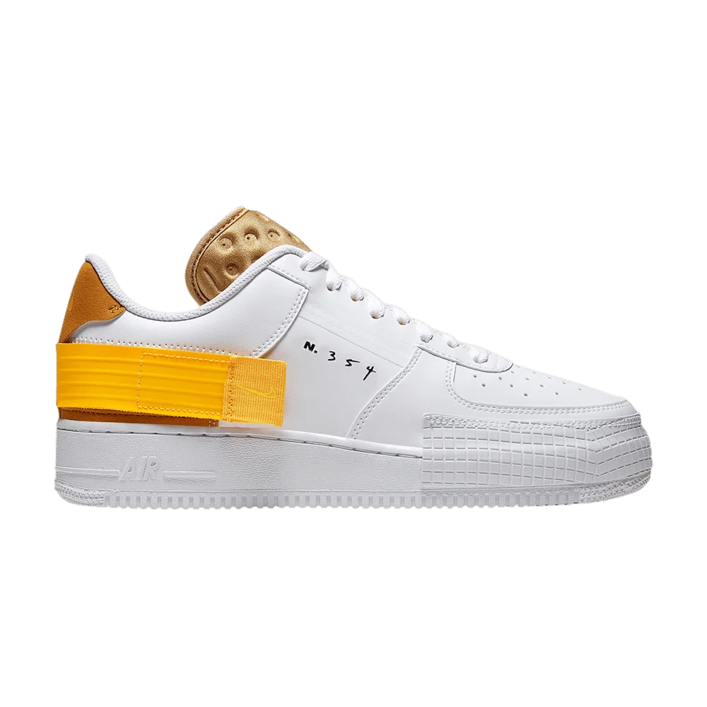 Кроссовки Nike Air Force 1 Type 'Gold Suede'