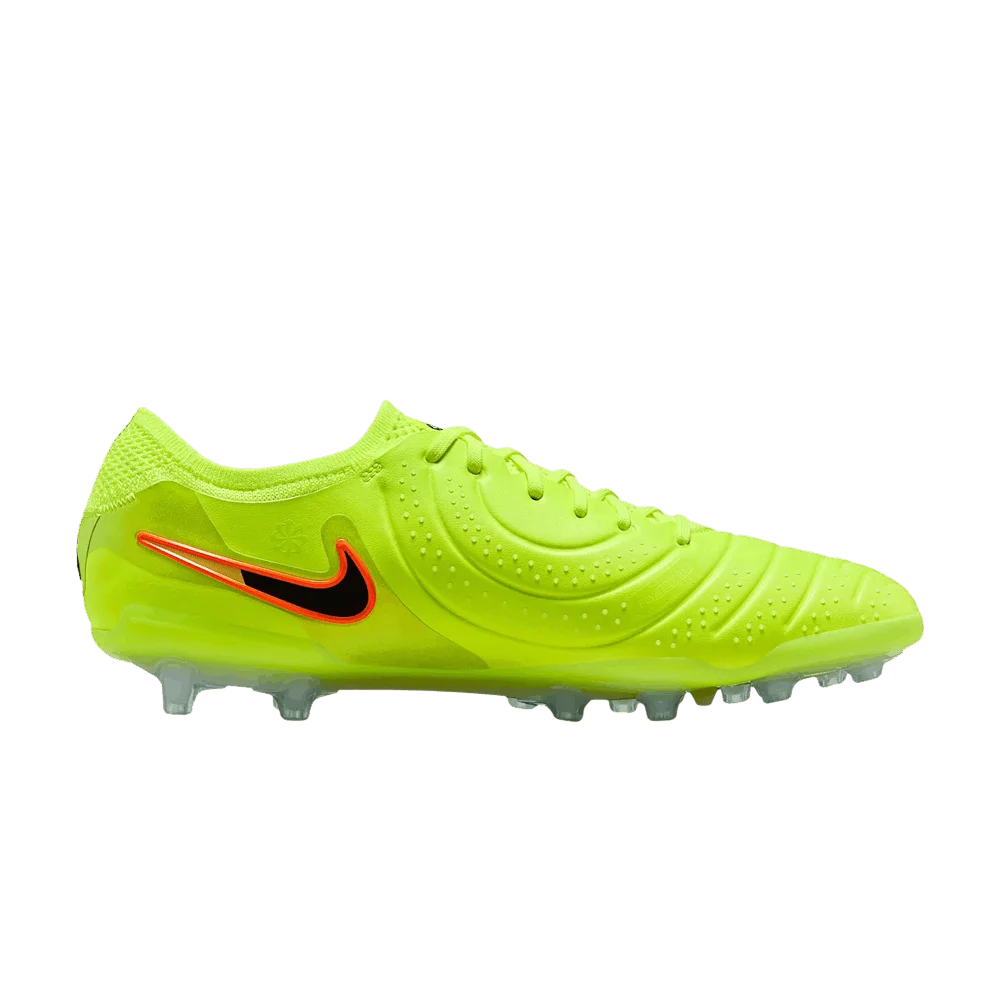 Кроссовки Nike Tiempo Legend 10 Elite AG 'Volt Black'