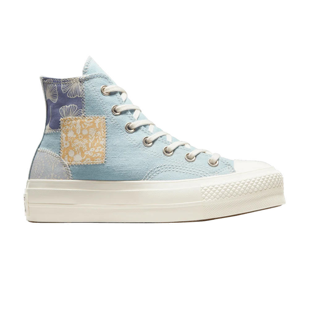 Converse Wmns Chuck Taylor All Star Lift Platform High 'Denim Patchwork'
