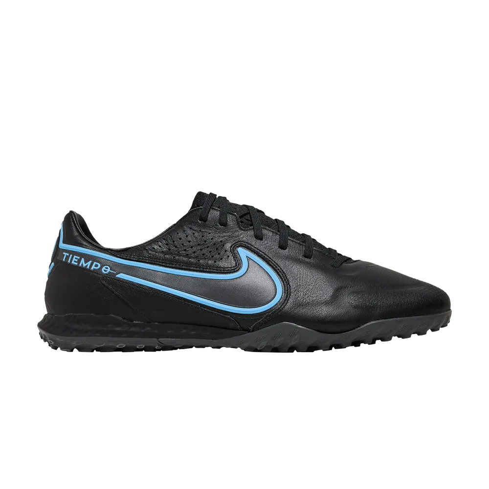 Кроссовки Nike React Tiempo Legend 9 Pro TF 'Black Iron Grey'