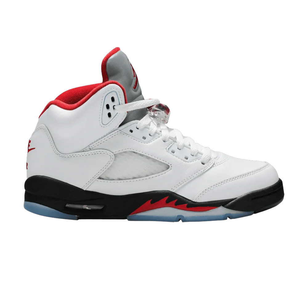 Кроссовки Air Jordan 5 Retro GS 'White Fire Red' 2020