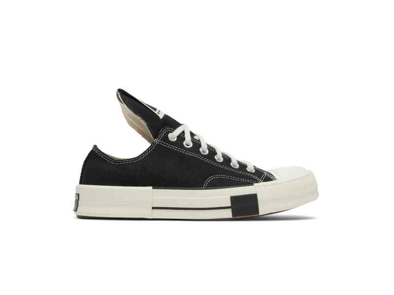Кроссовки Rick Owens x Converse DRKSHDW DRKSTAR Chuck 70 Low 'Black'