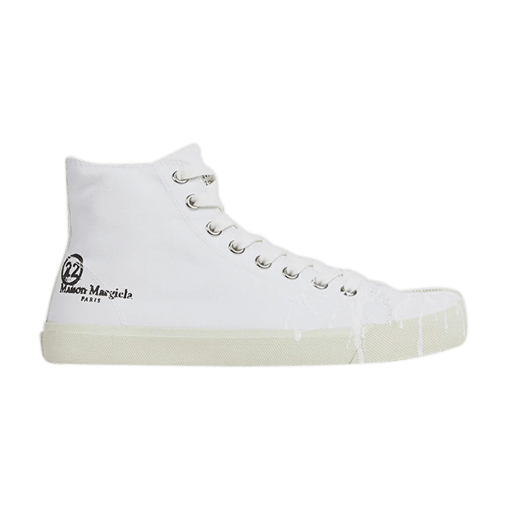 Кеды Maison Margiela Vandal Tabi Canvas High 'White Spill'