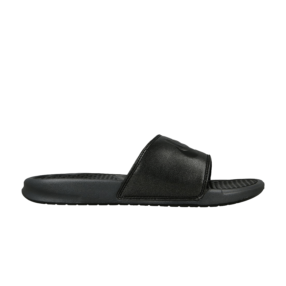 Кроссовки Nike Wmns Benassi JDI Metallic QS 'Metallic Black'