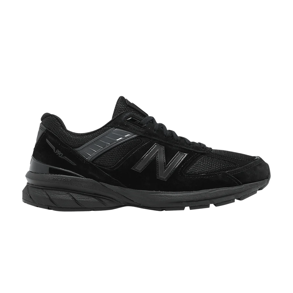 Кроссовки New Balance 990v5 Made in USA 2E Wide 'Triple Black'