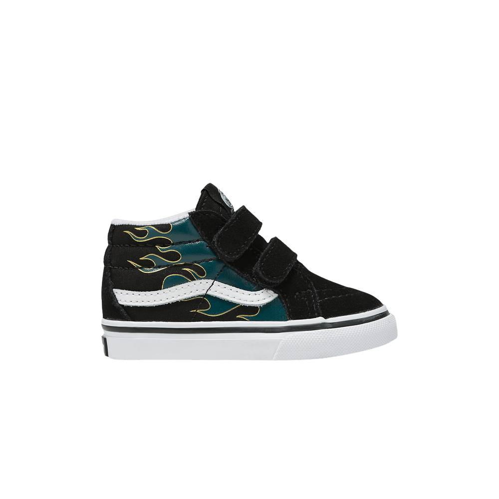 Кроссовки Vans Sk8-Mid Reissue V Toddler 'Metallic Flame Black'
