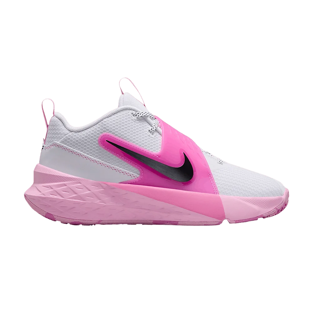 Кроссовки Nike Team Hustle D 12 GS 'White Pink Rise'