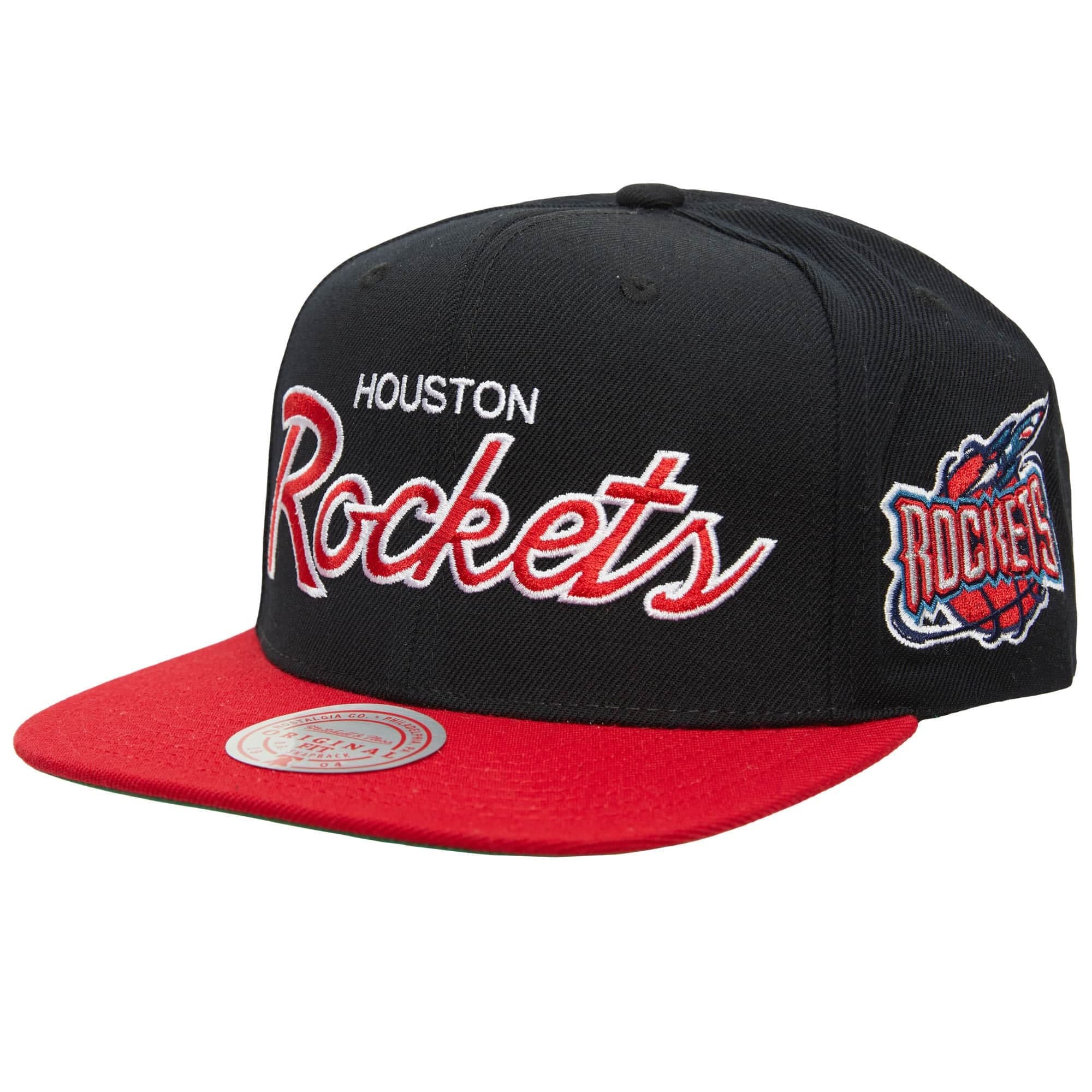 Бейсболка Mitchell & Ness Team Script 2.0 Snapback Houston Rockets Hat