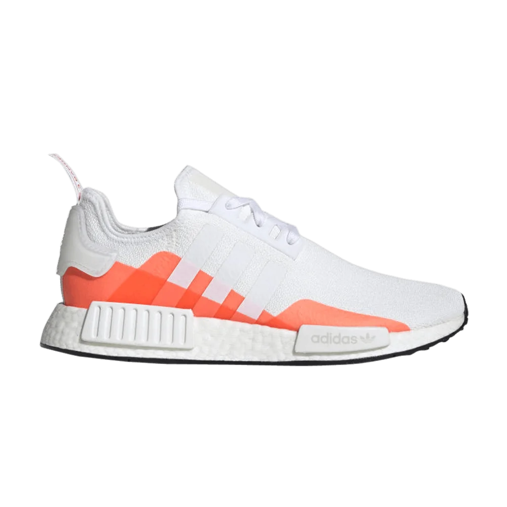Кроссовки Adidas NMD_R1 'White Solar Red'