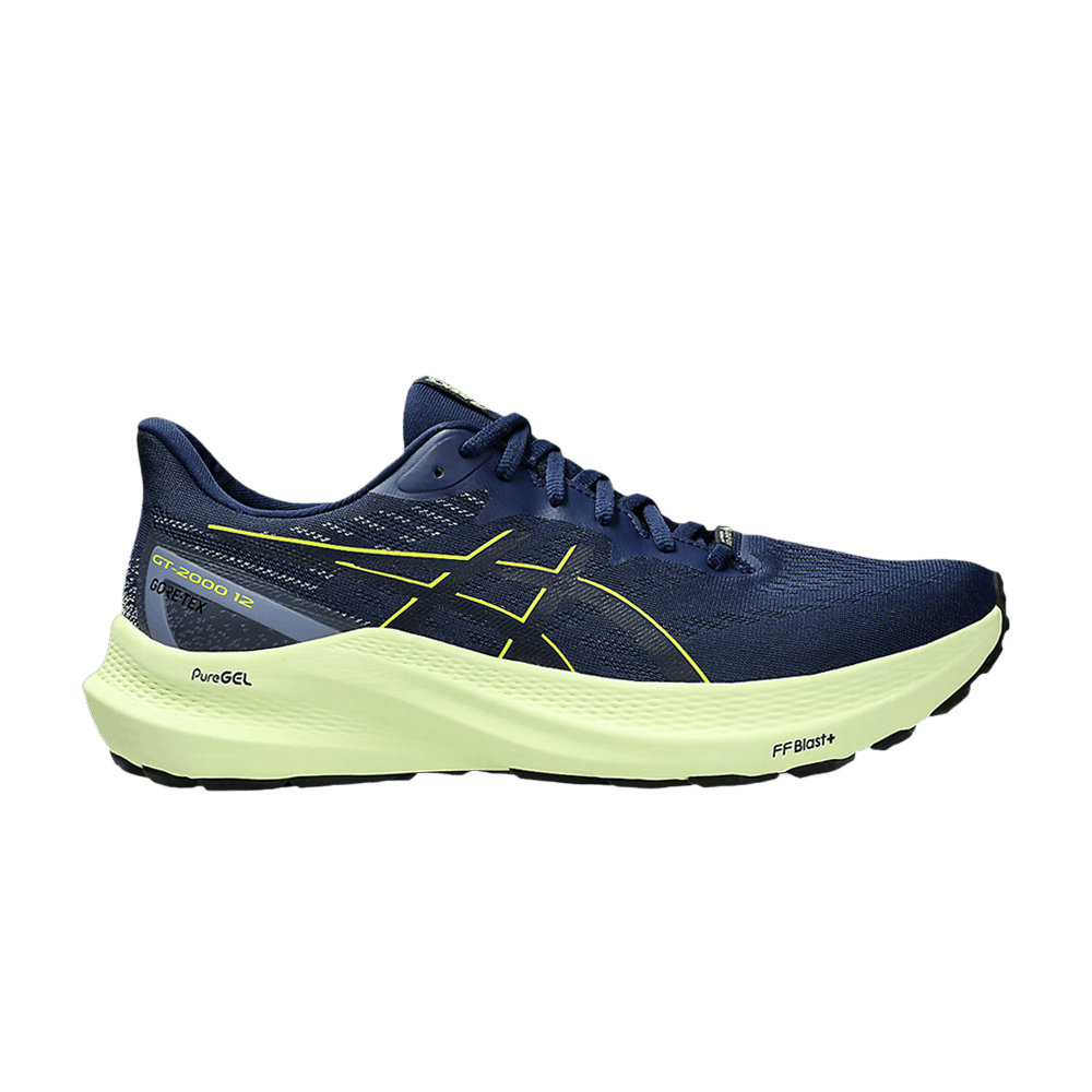 Кроссовки ASICS GT 2000 12 GORE-TEX 'Blue Expanse Safety Yellow'