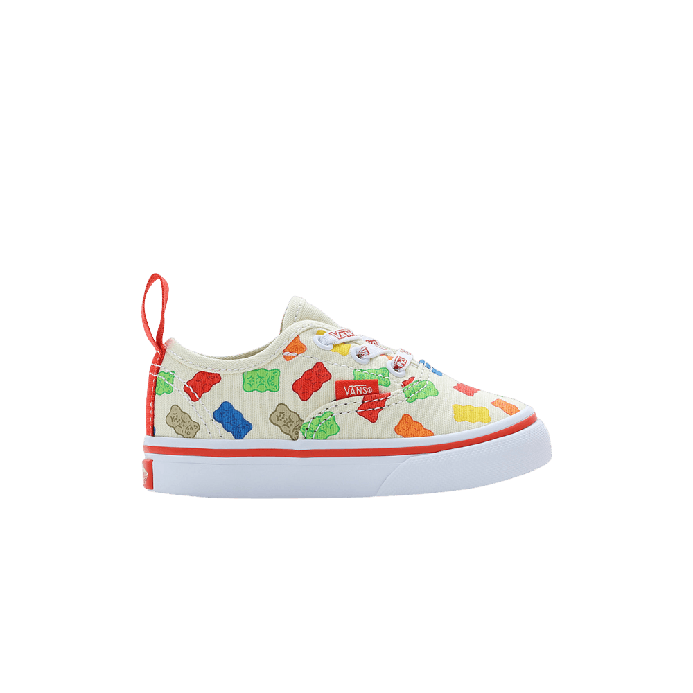 Кроссовки Haribo x Vans Authentic Elastic Lace Toddler 'Allover Goldbears Print'