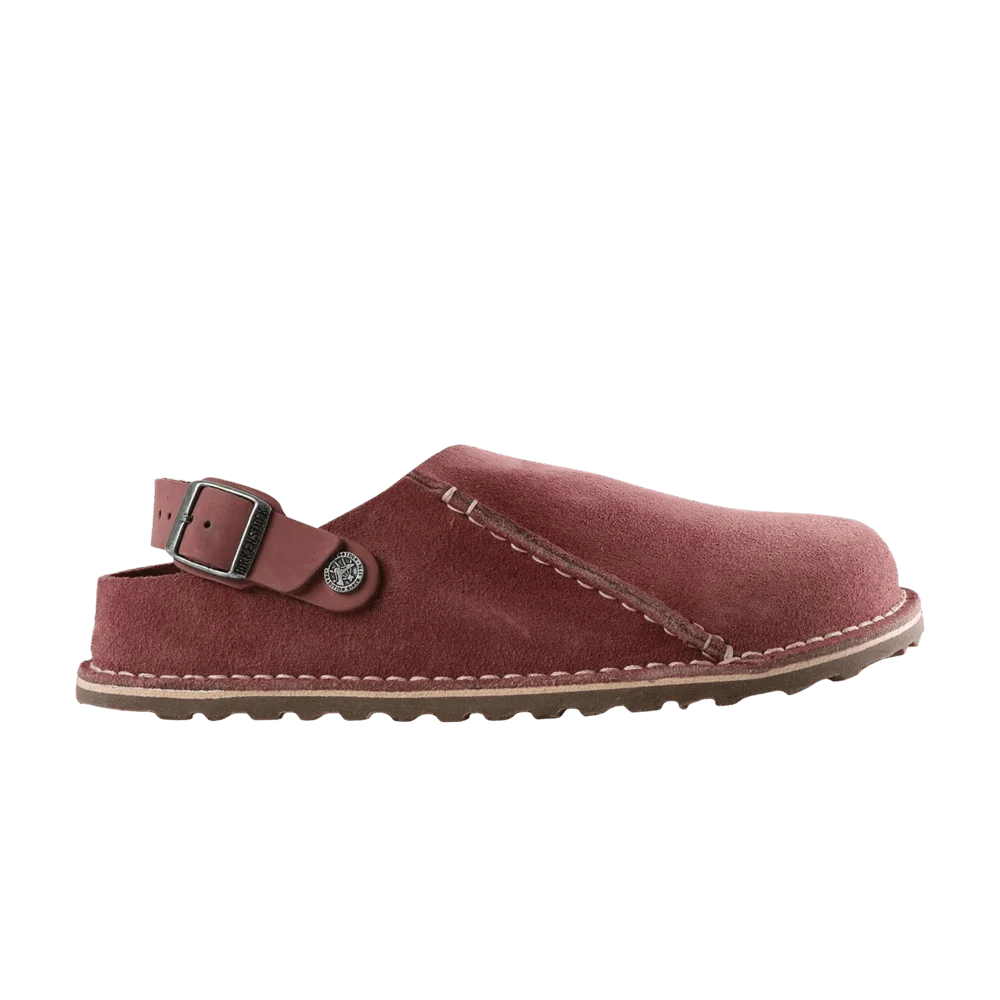 Сандалии Birkenstock Lutry Premium Suede Leather Medium Sandal 'Pepper'