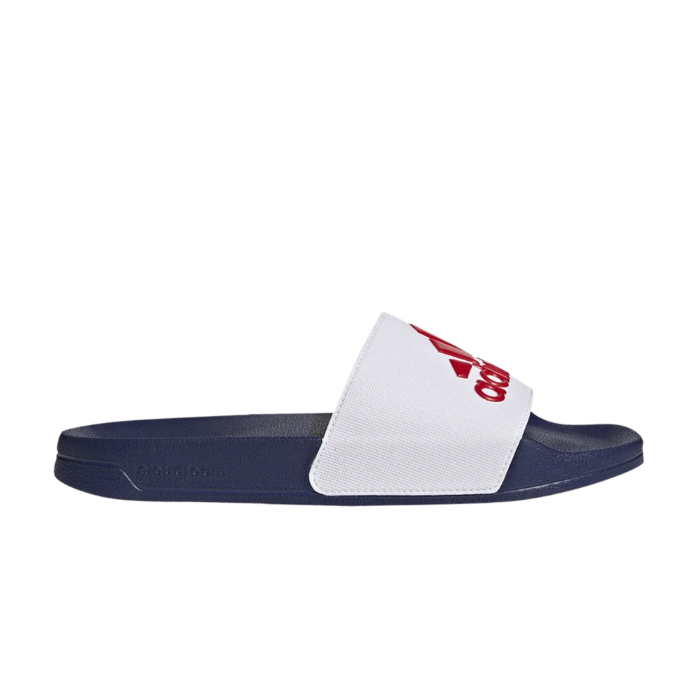 Adidas Adilette Shower Slide 'White Victory Blue'