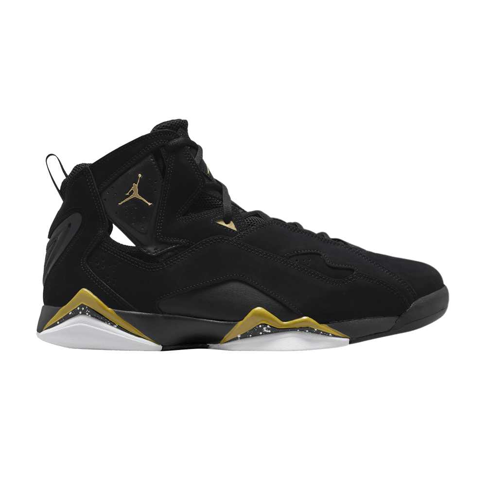 Кроссовки Air Jordan True Flight 'Black Metallic Gold Speckled'