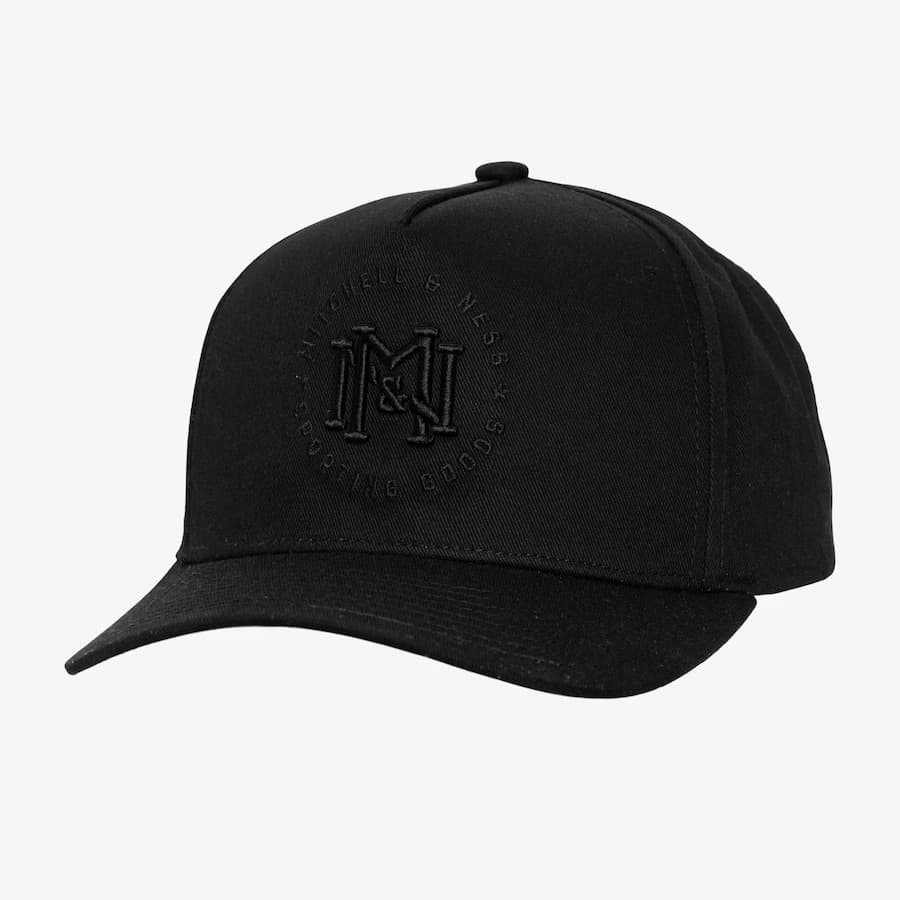 Бейсболка Mitchell & Ness Black Interlock Crest Pro Snapback Hat