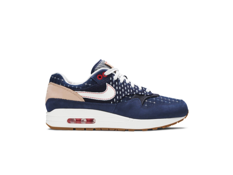 Кроссовки Denham x Nike Air Max 1 'Blue Void'