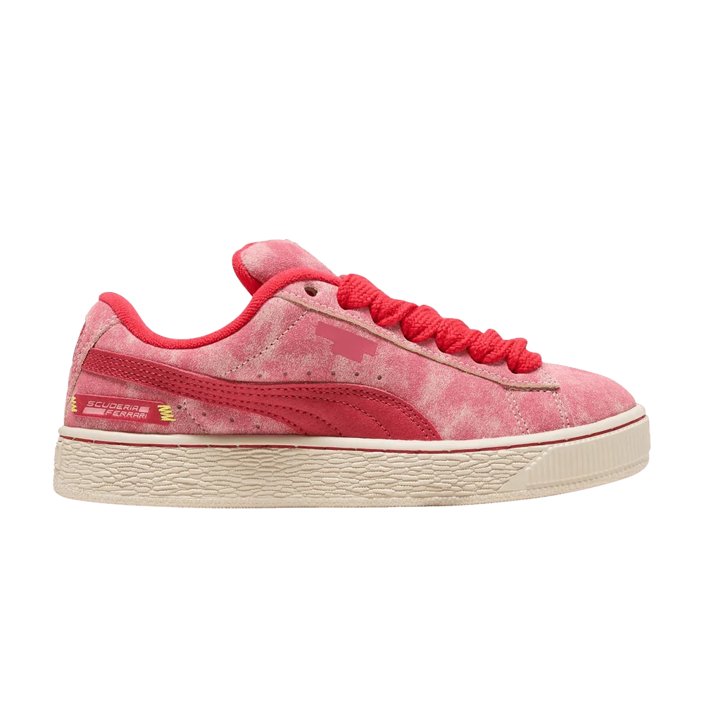 Кроссовки Scuderia Ferrari x Puma Suede XL Big Kid 'Desert Sun Pack - Rosso Corsa'