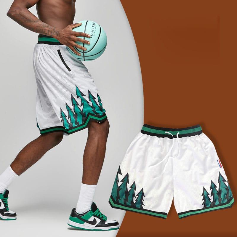 Баскетбольные шорты Ehot Timberwolves White Shorts