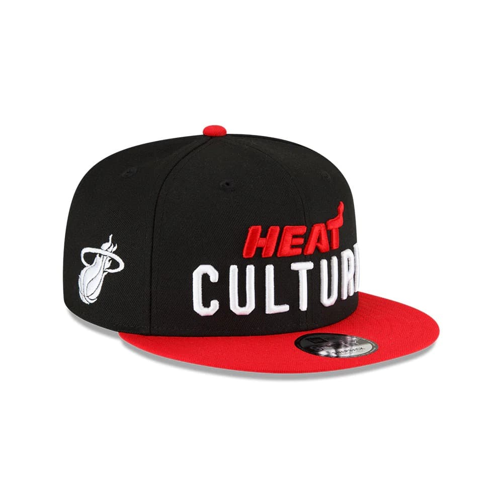 Бейсболка New Era Miami Heat 9FIFTY 2024 City Edition NBA Snapback Hat