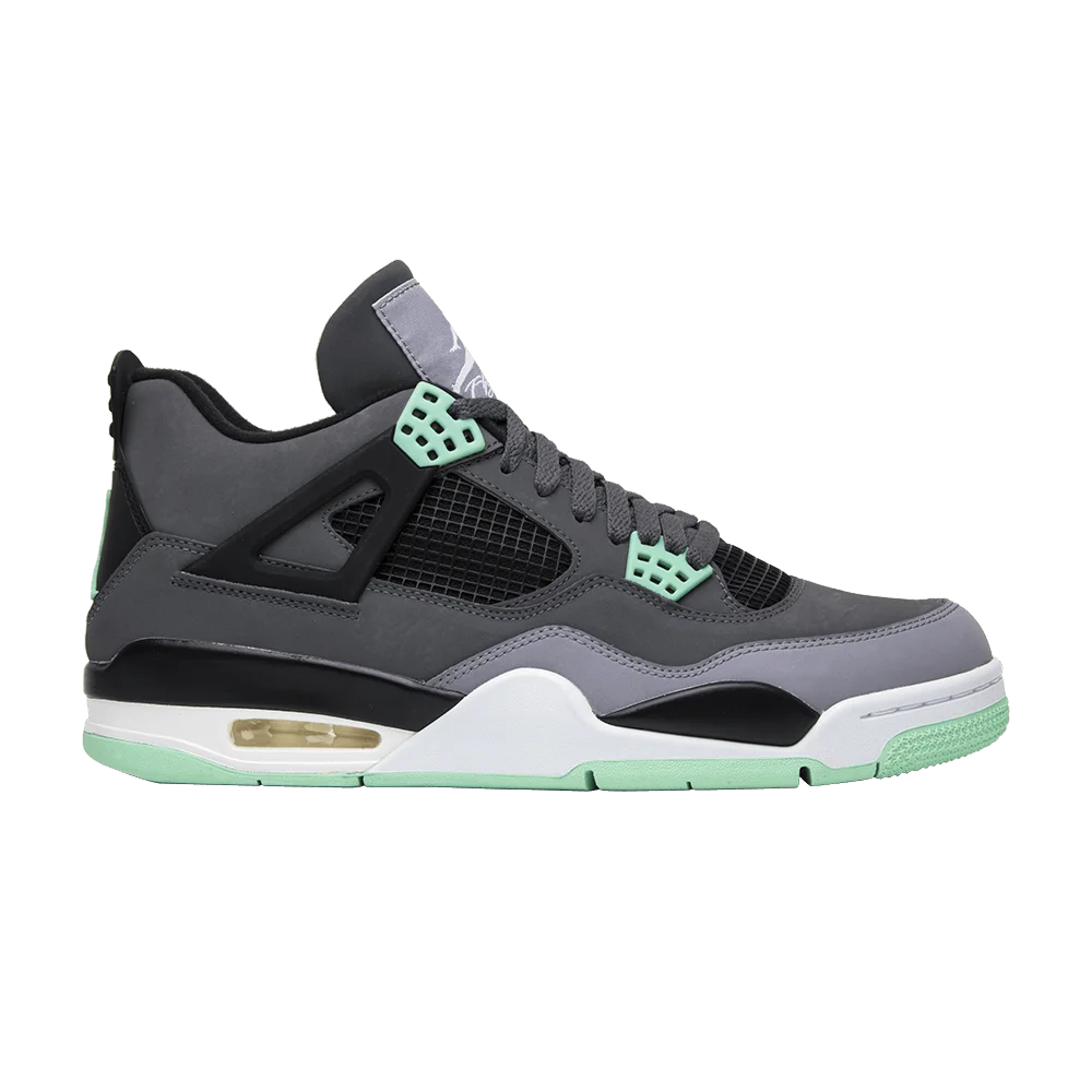 Кроссовки Air Jordan 4 Retro 'Green Glow'
