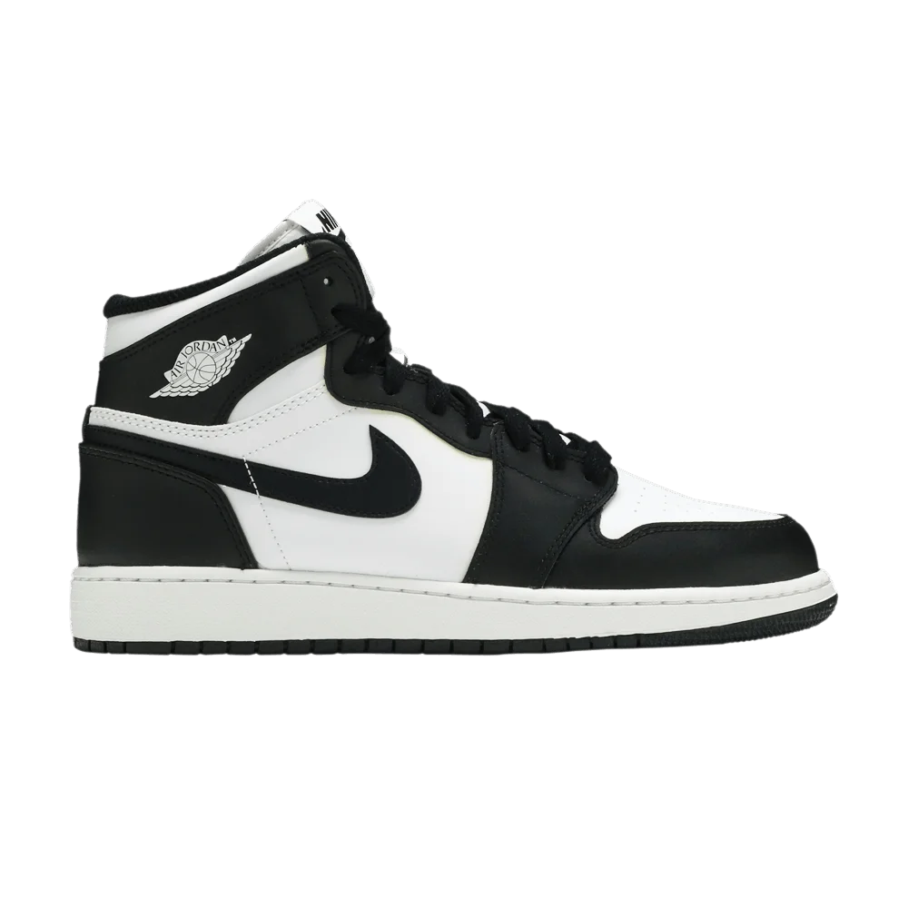 Кроссовки Air Jordan 1 Retro High OG BG 'Black White' 2014