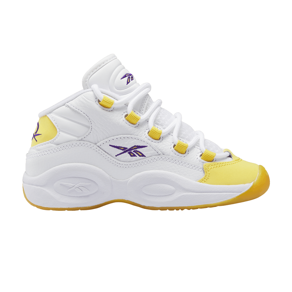 Кроссовки Reebok Question Mid Little Kid 'Yellow Toe'
