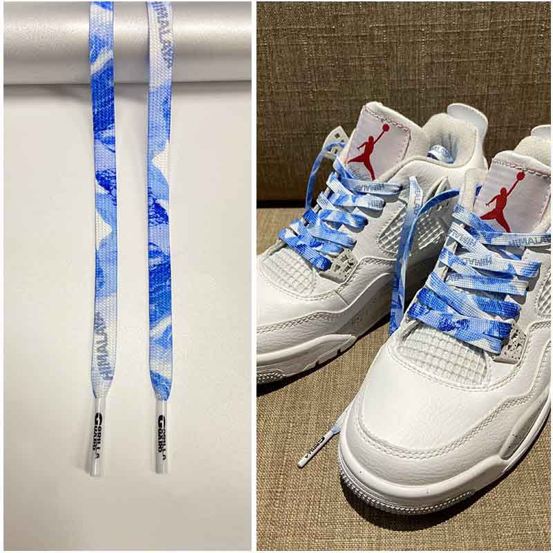 Шнурки Gorilla Guard Air Jordan 4 Himalaya Blue Laces