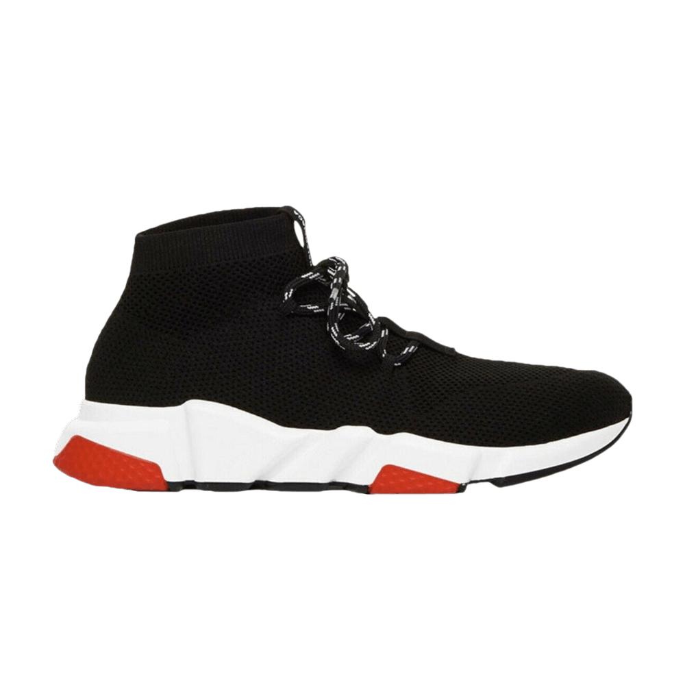 Кроссовки Balenciaga Speed Lace Up Trainer 'Black Red'