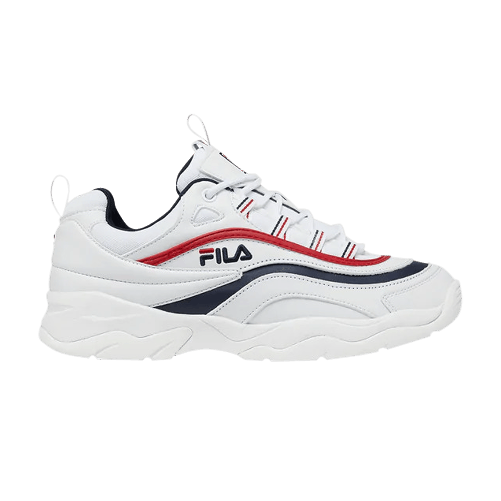 Кроссовки Fila Wmns Ray Low 'White Navy Red'