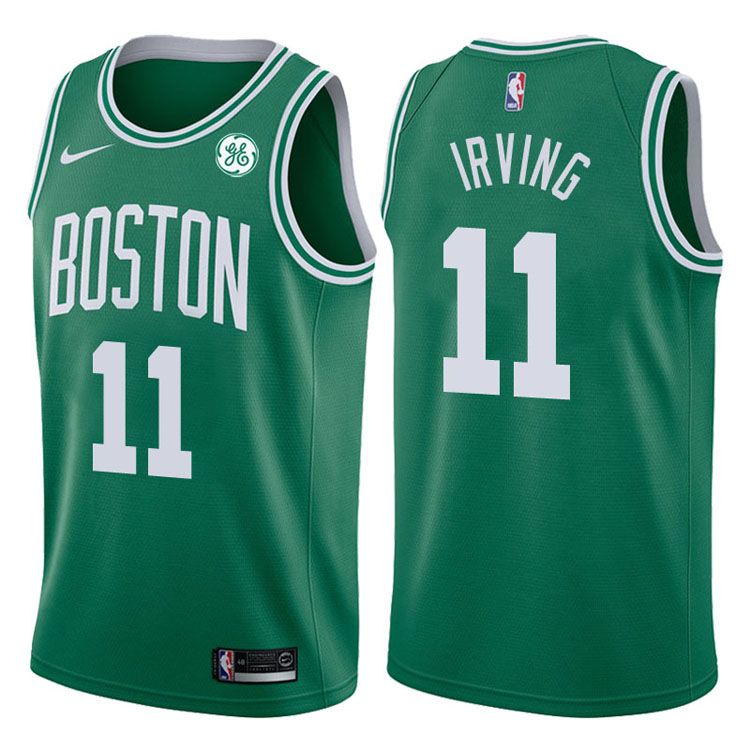 Баскетбольная джерси 2017-18 Kyrie Irving Boston Celtics #11 Icon Green
