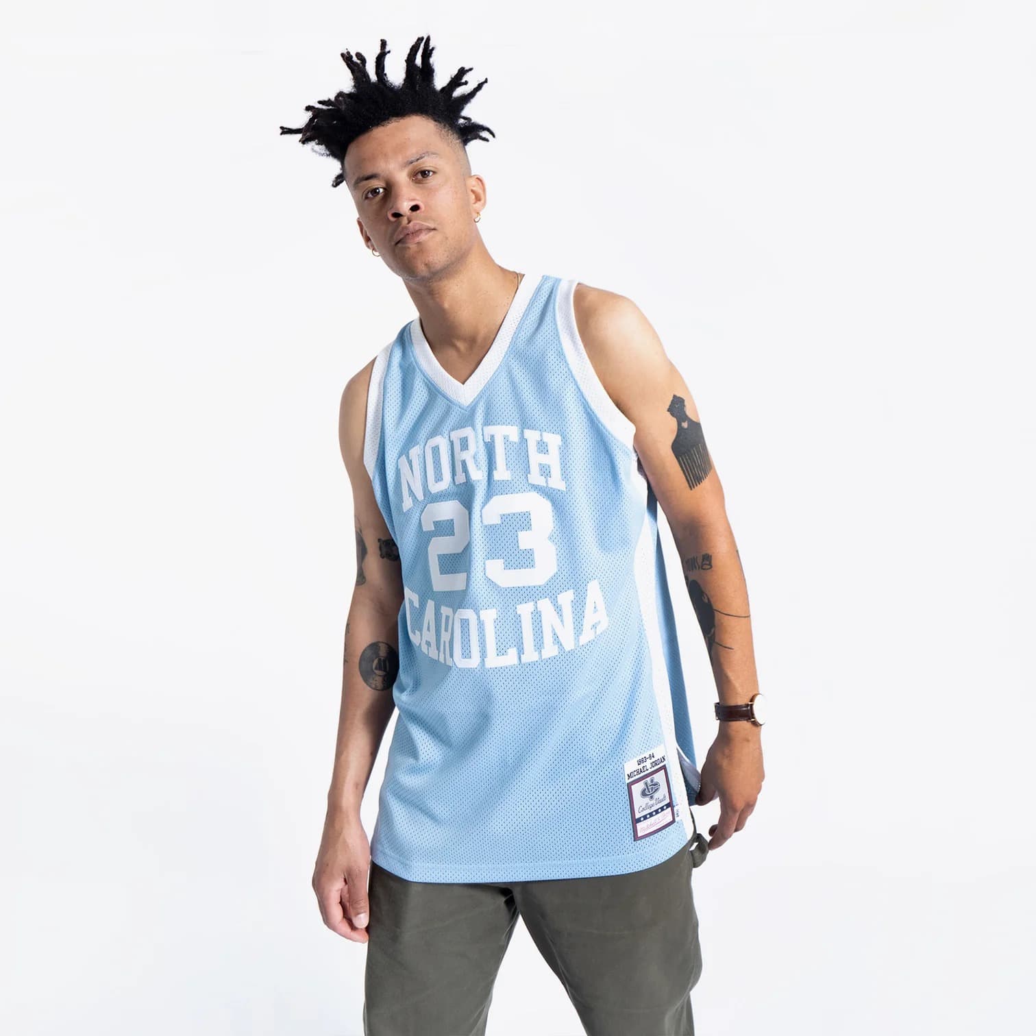 Баскетбольная джерси Mitchell & Ness Michael Jordan University Of North Carolina Throwback NCAA Authentic Jersey