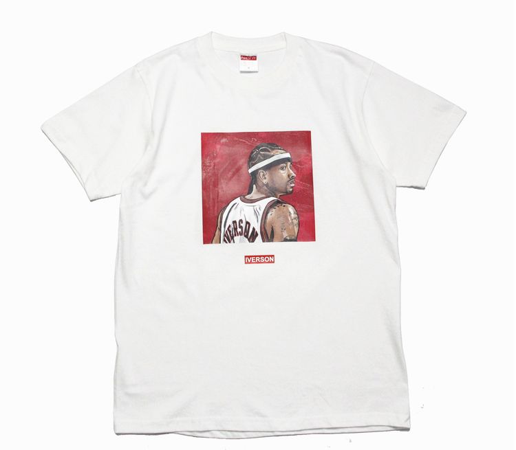 Футболка 2019 NBA Iverson ST FY Basketball Tee White