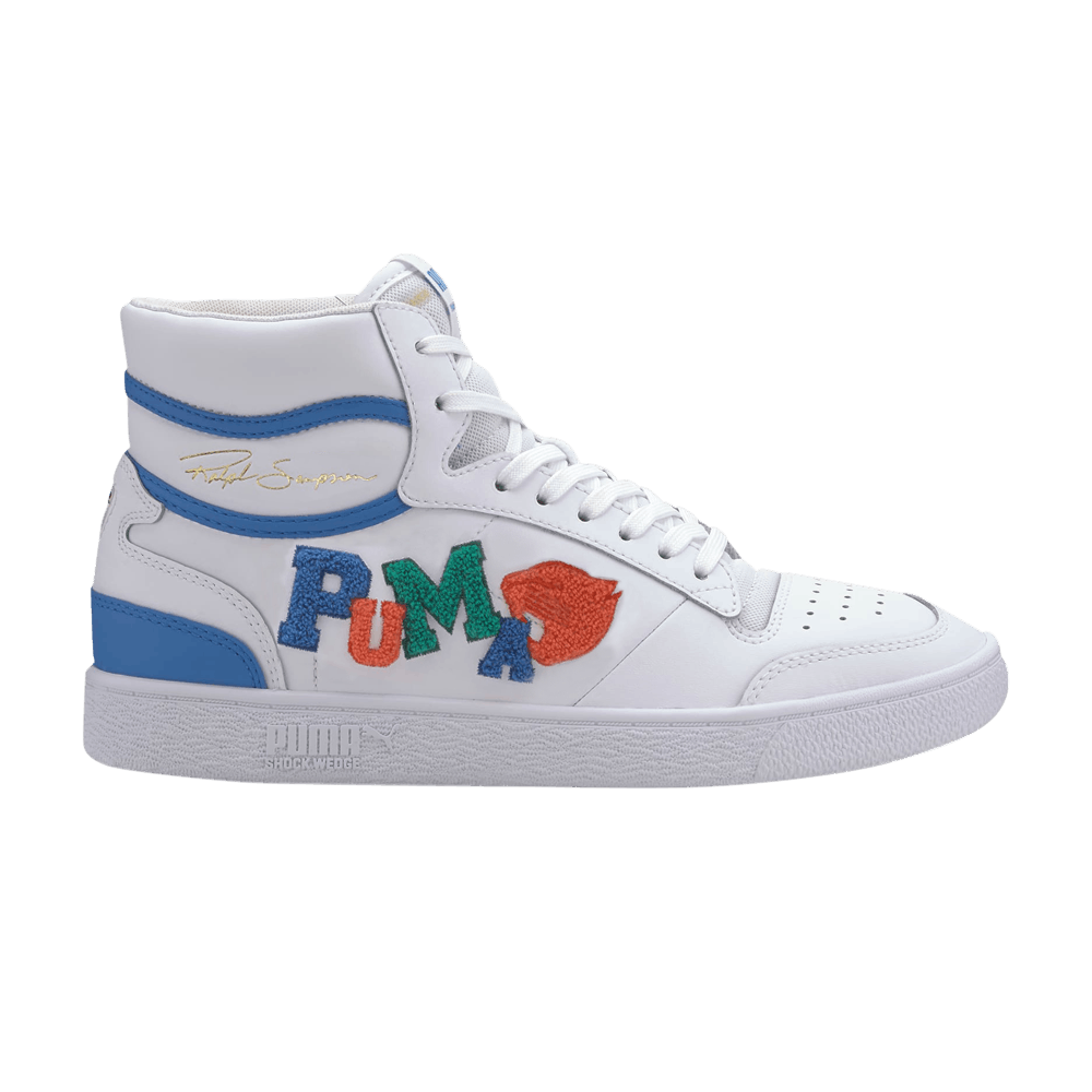 Кроссовки Puma Ralph Sampson Mid 'Badges - White Palace Blue'