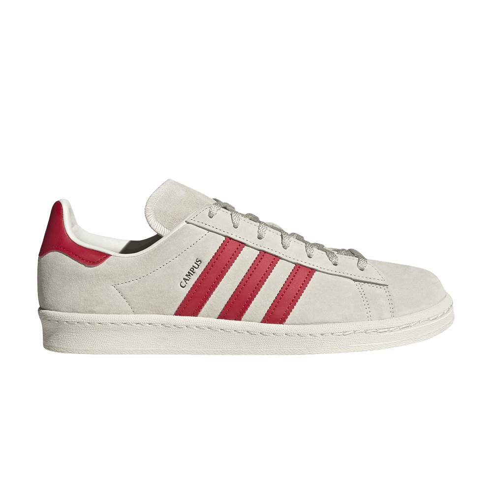 Кроссовки Adidas Campus 80s 'Off White Collegiate Red'