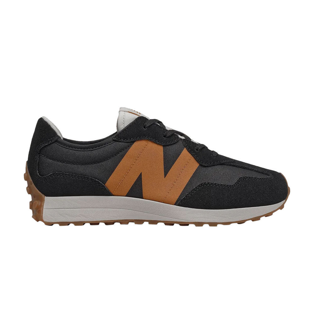 Кроссовки New Balance 327 Big Kid Wide 'Black Madras Orange'